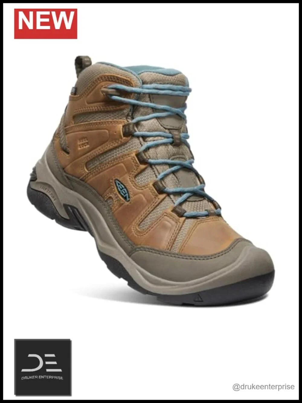 Women's Waterproof Leather Hiking Boots Ankle Mid-Calf Lace-Up KEEN
